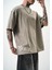 Erkek World Is Mine Baskılı Oversize T-Shirt Saks 5