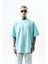 Erkek Memory Baskılı Oversize T-Shirt Bebe Mavi 2