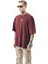 Erkek To Fly Baskılı Yıkamalı Oversize T-Shirt Siyah 3