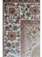 Bambu Iplikten Dokuma Parlak Tuşeli Krem ve Yeşil Renk Mihraplı Seccade (83 x 125 cm ) 3