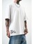 Erkek World Is Mine Baskılı Oversize T-Shirt Saks 4
