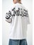 Erkek World Is Mine Baskılı Oversize T-Shirt Saks 5