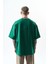 Erkek Respire Yazı Detaylı Oversize T-Shirt Nefti 3