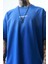 Erkek Unfuckwithable Baskılı Oversize T-Shirt Saks 4