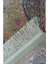 Bambu Iplikten Dokuma Parlak Tuşeli Yeşil ve Krem Renk Mihraplı Seccade (83 x 125 cm ) 4