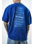 Erkek Try To Pray Nakışlı Oversize T-Shirt Saks 5