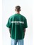 Erkek Unfuckwithable Baskılı Oversize T-Shirt Nefti 3