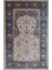 Bambu Iplikten Dokuma Parlak Tuşeli Krem ve Lacivert Renk Mihraplı Seccade (83 x 125 cm ) 1