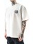 Erkek Ninety Baskılı Oversize T-Shirt Ekru 5