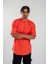 Erkek Basic Oval Kesim Oversize T-Shirt Kemik 2