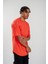 Erkek Basic Oval Kesim Oversize T-Shirt Kemik 3