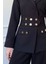 Çıtçıtlı Premium Blazer Ceket- Siyah 2