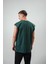 Erkek Basic Sıfır Kol Oversize T-Shirt Siyah 3