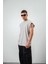 Erkek Basic Sıfır Kol Oversize T-Shirt Siyah 2
