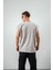 Erkek Basic Sıfır Kol Oversize T-Shirt Siyah 3