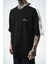 Erkek Basics Şeritli Oversize T-Shirt Bebe Mavi 4
