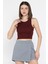 Kadın Bisiklet Yaka Sıfır Kol Basic Body Bluz P-00015917 1