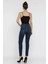 Kadın Likralı Yüksek Bel Mom Jean Kot Pantolon P-00016011 3