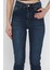 Kadın Likralı Yüksek Bel Mom Jean Kot Pantolon P-00016011 4