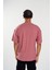 Erkek Basic Oversize T-Shirt Mürdüm 3
