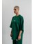 Erkek Somebody Baskılı Oversize T-Shirt Nefti 3