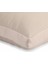 Lara Modern Keten & Nubuk Kombin 45*45 Façalı Kırlent Krem 5