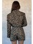 Kemerli Leopar Desen Mini Şort Etek P-00013152 4