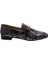 Deri Kırmızı-Yesıl Loafer Düz 69 04 V2 1