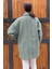 Kadın Astarlı Balıksırtı Oversize Kaşe Kaban P-00012874 4