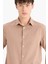 %100 Pamuk Regular Fit Polo Yaka Yazlık Kısa Kollu Gömlek D8613AX25SM 1