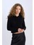 Loose Fit Kapüşonlu Basic Düz Kalın Sweatshirt E3862AX24WN 5