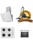 Beyaz Cam Ankastre Set 570 W - 159 Dw - 321 W ( Altus Süpürge ) 1