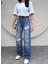 Yırtık Detaylı Straight Orj Jean 1