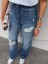 Yırtık Detaylı Straight Orj Jean 2