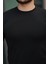 Erkek Kısa Kollu Çizgi Kabartma Detaylı T-Shirt 3