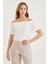 Kayık Yaka Crop Bluz 1