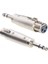 Can x rl Di̇şi̇/6.3 mm Stereo Gi̇tar Erkek Can Çevi̇ri̇ci̇ Jack 1
