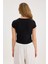 Yuvarlak Yaka Kısa Kol Crop Bluz 5