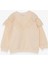 Kız Çocuk Sweatshirt Güpürlü 4-8 Yaş, Krem 1