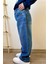 Erkek Çocuk Jean Pantolon Fermuarlı Cepli 5-9 Yaş, Mavi 4