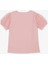 Kız Çocuk Tişört Kolları Tüllü 8-12 Yaş, Pembe 2