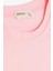 Kız Çocuk Crop Tişört Mutluluk Temalı 8-14 Yaş, Pudra 5