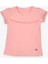 Kız Çocuk Tişört Kolları Güpürlü 2-6 Yaş, Somon 1