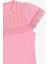 Kız Çocuk Tişört Fisto Detaylı 3-8 Yaş, Pudra 3