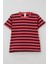 Kız Çocuk Tişört Patlı Çizgili 1-4 Yaş, Mercan 1
