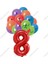11 Adet Set 8 Gökkuşağı Arkadaşlar Sofra Setleri Doğum Günü Partisi Dekorasyon Tabaklar Bardak Peçeteler Kek Toppers Bebek Duş Şekeri Çocuklar Oyuncak Globos (Yurt Dışından) 1