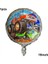 1 Adet Hot Wheels Doğum Günü Şişme Balon Araba Yarışı Tema Damalı Bayrak Trafik Konisi Kek Dekorasyon Malzemeleri (Yurt Dışından) 1