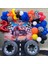 1 Adet Hot Wheels Doğum Günü Şişme Balon Araba Yarışı Tema Damalı Bayrak Trafik Konisi Kek Dekorasyon Malzemeleri (Yurt Dışından) 2