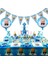 Balon 1 Adet Bebek Patron Tema Parti Malzemeleri Tek Kullanımlık Sofra Masa Örtüsü Kağıt Saman Plaka Doğum Günü Dekorasyon Balon Erkek Bebek Duş (Yurt Dışından) 2