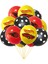 1 Adet Banner Hot Wheels Küçük Balon Afiş Kek Topper Seti Yarış Partisi Dekorasyon Mutlu Çocuklar Çocuk Hot Wheels Yarış Doğum Günü Favor (Yurt Dışından) 4